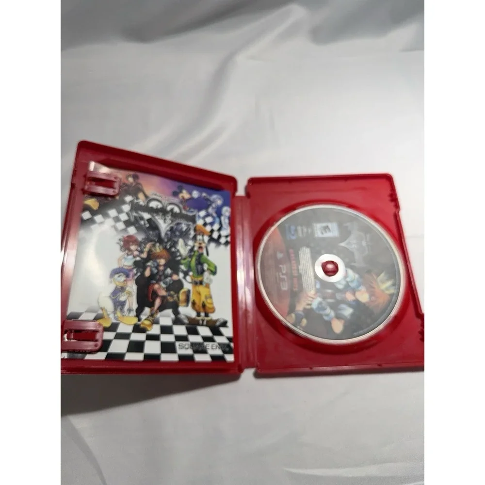 Kingdom Hearts HD 1.5 ReMIX (Sony PlayStation 3, 2013) CLEAN DISC COMPLETE